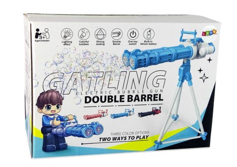 LEAN Toys Pistolet na Statywie Bańki Mydlane Różowy LEAN Toys Pistolet na Statywie Bańki Mydlane Różowy