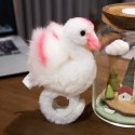 LEAN Toys Pluszowa Maskotka Łabędź Opaska Bransoletka Na Rękę Biały