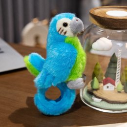 LEAN Toys Pluszowa Maskotka Papuga Opaska Bransoletka Na Rękę Niebieska