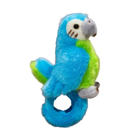 LEAN Toys Pluszowa Maskotka Papuga Opaska Bransoletka Na Rękę Niebieska LEAN Toys Pluszowa Maskotka Papuga Opaska Bransoletka Na Rękę Niebieska