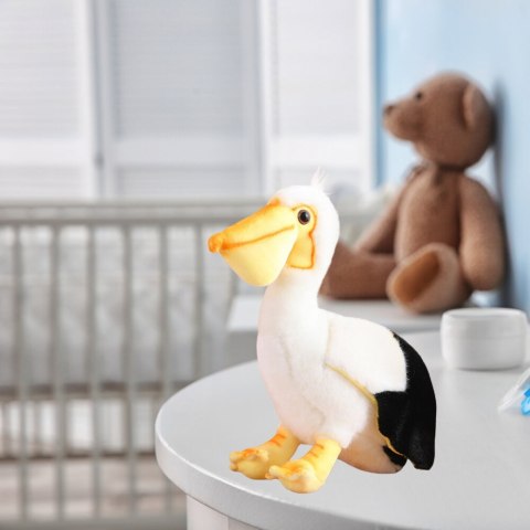 LEAN Toys Pluszowy Pelikan Ptak Pluszak Maskotka Przytulanka 24cm LEAN Toys Pluszowy Pelikan Ptak Pluszak Maskotka Przytulanka 24cm