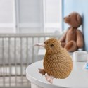LEAN Toys Pluszowy Ptak Kiwi Pluszak Maskotka Przytulanka Jasnobrązowy 21cm