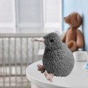 LEAN Toys Pluszowy Ptak Kiwi Pluszak Maskotka Przytulanka Szary 21cm