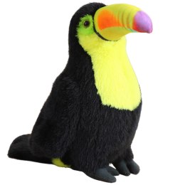LEAN Toys Pluszowy Ptak Tukan Pluszak Maskotka Przytulanka Żółty 20cm