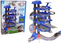 LEAN Toys Policyjny Parking Czteropoziomowy 1:64 Pojazdy Dźwięk Światła