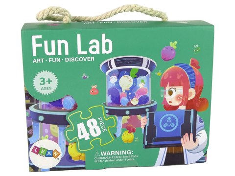 LEAN Toys Puzzle Dla Dzieci Układanka Laboratorium 48 elem. LEAN Toys Puzzle Dla Dzieci Układanka Laboratorium 48 elem.