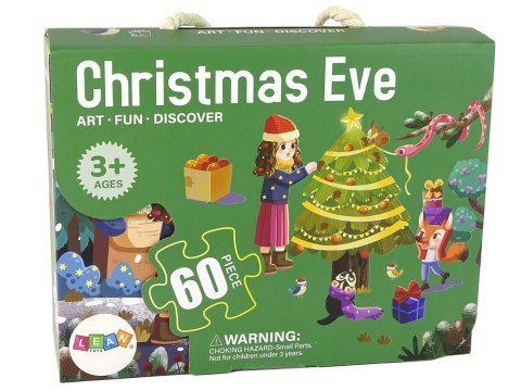 LEAN Toys Puzzle Dla Dzieci Układanka Święta 60 elem. LEAN Toys Puzzle Dla Dzieci Układanka Święta 60 elem.