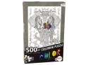 LEAN Toys Puzzle Do Kolorowania 500 Elementów Słoń