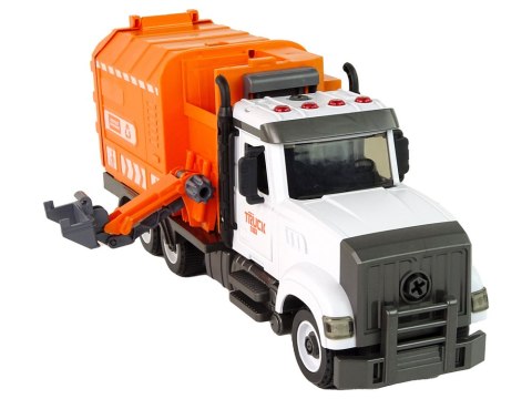 LEAN Toys Śmieciarka do Rozkręcania i Skręcania Akcesoria Pomarańczowa LEAN Toys Śmieciarka do Rozkręcania i Skręcania Akcesoria Pomarańczowa