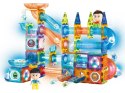LEAN Toys Świecąca Zjeżdżalnia Dla Kulek Klocki Magnetyczne 142 Elementy