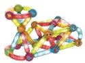 LEAN Toys Świecące Klocki Magnetyczne Edukacyjne Zestaw 76 Elementów