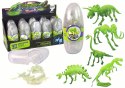 LEAN Toys Świecący W Ciemności Szkielet 3D Dinozaury Mamut w Jajku