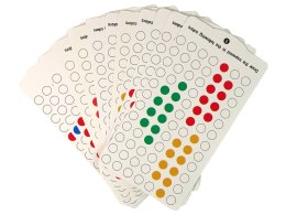 LEAN Toys Tablica Magnetyczna Kształty Obrazki Koraliki Rysik Karty