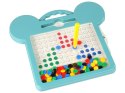 LEAN Toys Tablica Magnetyczna Kształty Obrazki Koraliki Rysik Karty