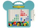 LEAN Toys Tablica Magnetyczna Kształty Obrazki Koraliki Rysik Karty