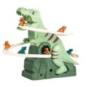 LEAN Toys Tor Zjeżdżalnia Wspinaczka Dinozaurów Kolejka Światła Dźwięki
