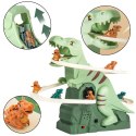 LEAN Toys Tor Zjeżdżalnia Wspinaczka Dinozaurów Kolejka Światła Dźwięki