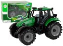 LEAN Toys Traktor Ideal Farm Zielony Czerwony Otwierana Maska