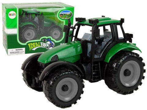 LEAN Toys Traktor Ideal Farm Zielony Czerwony Otwierana Maska LEAN Toys Traktor Ideal Farm Zielony Czerwony Otwierana Maska