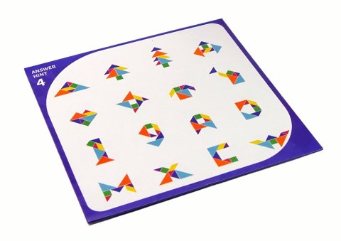 LEAN Toys Układanka Tangram 7 Magnetycznych Klocków Puzzle Kolorowe LEAN Toys Układanka Tangram 7 Magnetycznych Klocków Puzzle Kolorowe