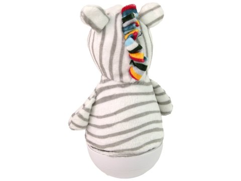 LEAN Toys Wańka Wstańka Zebra Lampka Muzyka LEAN Toys Wańka Wstańka Zebra Lampka Muzyka