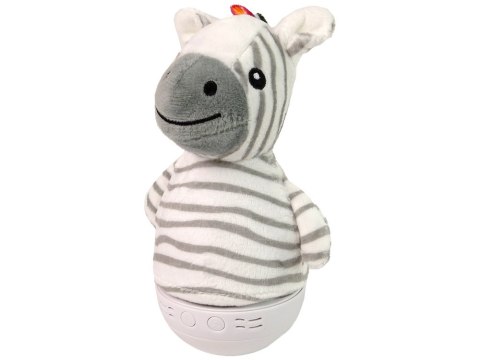 LEAN Toys Wańka Wstańka Zebra Lampka Muzyka LEAN Toys Wańka Wstańka Zebra Lampka Muzyka