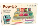 LEAN Toys Zabawka Zręcznościowa Pop-up dla Malucha Zwierzątka Dinozaury