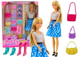 LEAN Toys Zestaw Lalka Anlily Ubrania Akcesoria Dodatki