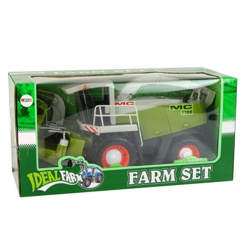 LEAN Toys Zielony Kombajn Ruchome Części Duży Heder do Kukurydzy MC 7166 LEAN Toys Zielony Kombajn Ruchome Części Duży Heder do Kukurydzy MC 7166