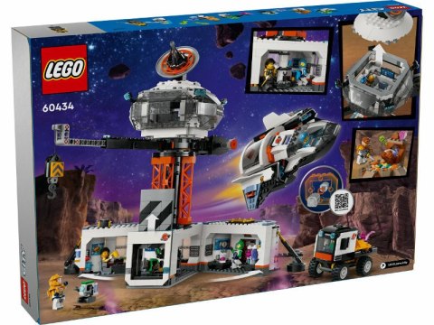 LEGO Klocki LEGO CITY Stacja Kosmiczna 1422 Elementy 60434 LEGO Klocki LEGO CITY Stacja Kosmiczna 1422 Elementy 60434
