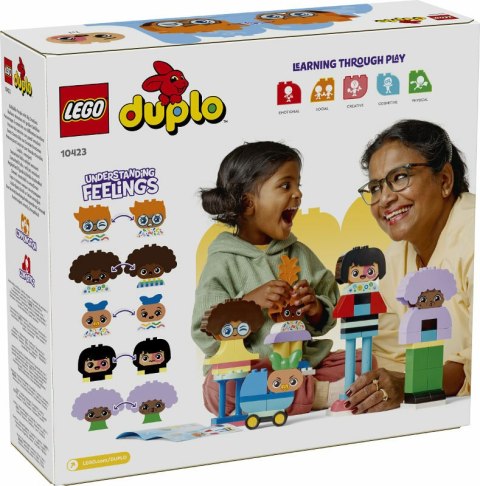 LEGO Klocki LEGO DUPLO TOWN Ludziki Z Emocjami 71 Elementów 10423 LEGO Klocki LEGO DUPLO TOWN Ludziki Z Emocjami 71 Elementów 10423