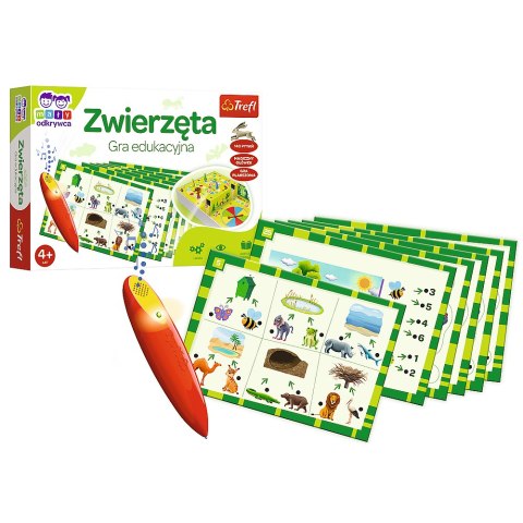 Trefl Gry Gra dla dzieci Zwierzęta Magiczny ołówek Trefl 02111 Trefl Gry Gra dla dzieci Zwierzęta Magiczny ołówek Trefl 02111