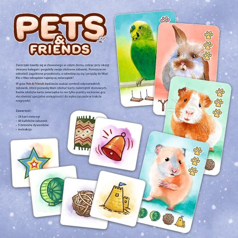 Trefl Gry Gra rodzinna Pets & Friends Trefl 02443 Trefl Gry Gra rodzinna Pets & Friends Trefl 02443