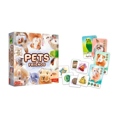 Trefl Gry Gra rodzinna Pets & Friends Trefl 02443 Trefl Gry Gra rodzinna Pets & Friends Trefl 02443