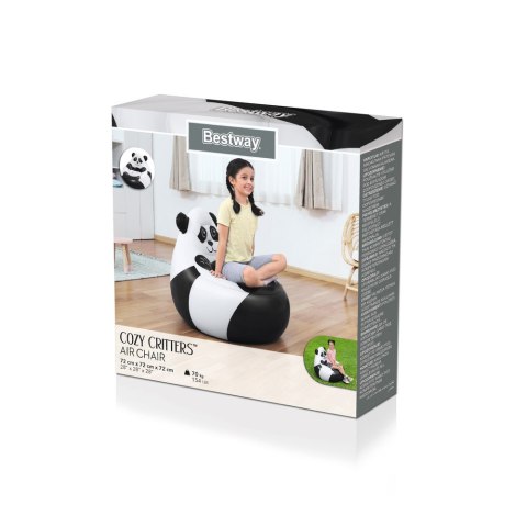 Bestway Dmuchany Fotel Panda 72 x 72 x 64 cm Bestway 75116 Bestway Dmuchany Fotel Panda 72 x 72 x 64 cm Bestway 75116