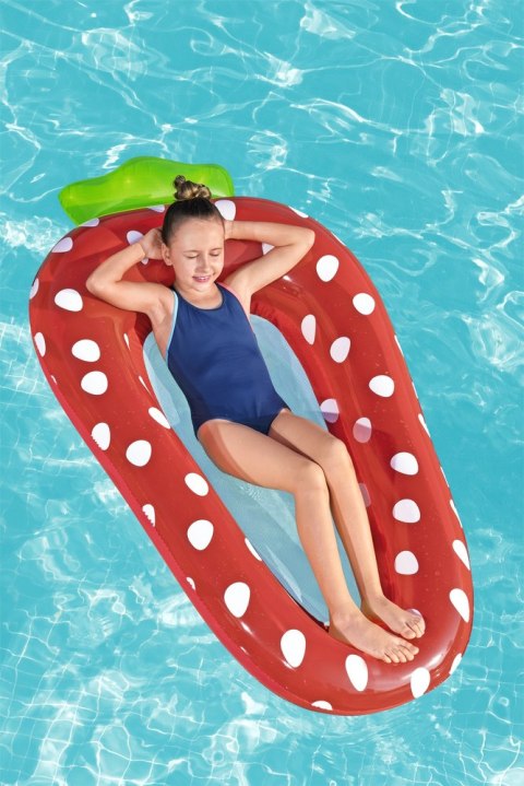 Bestway Dmuchany Materac z Siatką Truskawka 178 x 103 cm Bestway 43644 Bestway Dmuchany Materac z Siatką Truskawka 178 x 103 cm Bestway 43644