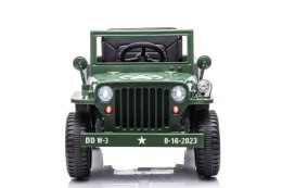 LEAN CARS Auto Na Akumulator JH-103 Wojskowa Zieleń 4x4