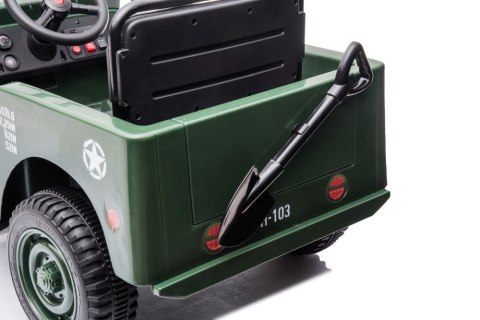 LEAN CARS Auto Na Akumulator JH-103 Wojskowa Zieleń 4x4 LEAN CARS Auto Na Akumulator JH-103 Wojskowa Zieleń 4x4