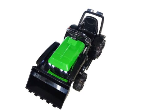 LEAN CARS Traktor na Akumulator ZP1001B Z Łyżką Klakson Zielony LEAN CARS Traktor na Akumulator ZP1001B Z Łyżką Klakson Zielony