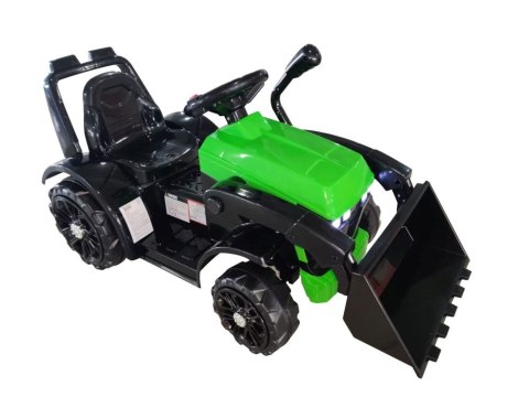 LEAN CARS Traktor na Akumulator ZP1001B Z Łyżką Klakson Zielony LEAN CARS Traktor na Akumulator ZP1001B Z Łyżką Klakson Zielony