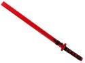 LEAN TOYS Drewniany Miecz Czerwony Rekwizyt Dla Rycerza 73 cm