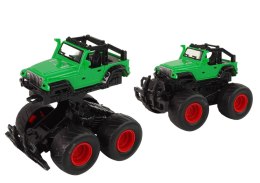 LEAN TOYS Metalowe Auto Terenowe Duże Koła Różne Kolory Bump Up HAT13