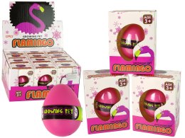 LEAN TOYS Rosnące Jajo Flaming 6cm Różowe