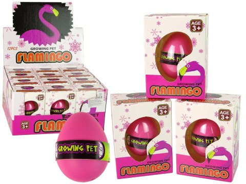 LEAN TOYS Rosnące Jajo Flaming 6cm Różowe LEAN TOYS Rosnące Jajo Flaming 6cm Różowe