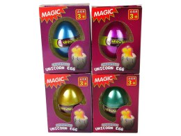 LEAN TOYS Rosnące W Wodzie Jajo Jednorożca 6cm 4 Kolory