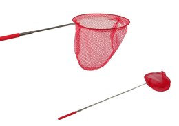 LEAN TOYS Siatka Na Motyle Owady Składana Teleskopowa 85 cm Czerwona