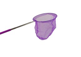 LEAN TOYS Siatka Na Motyle Owady Składana Teleskopowa 85 cm Fioletowa