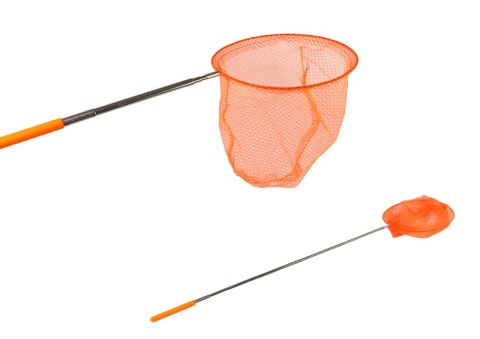 LEAN TOYS Siatka Na Motyle Owady Składana Teleskopowa 85 cm Pomarańczowa LEAN TOYS Siatka Na Motyle Owady Składana Teleskopowa 85 cm Pomarańczowa