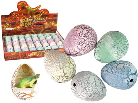 LEAN TOYS Wykluwające się Magiczne Jajko Dinozaura Rosnące 4 cm Białe LEAN TOYS Wykluwające się Magiczne Jajko Dinozaura Rosnące 4 cm Białe