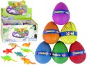 LEAN TOYS Wykluwające się Magiczne Jajko Dinozaura Rosnące 9 cm Kolory